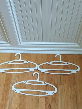 Three-Pack White Accessory Hangers